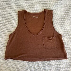 Aerie Brown Tank Top